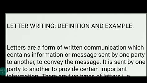 Prewritten Meaning .